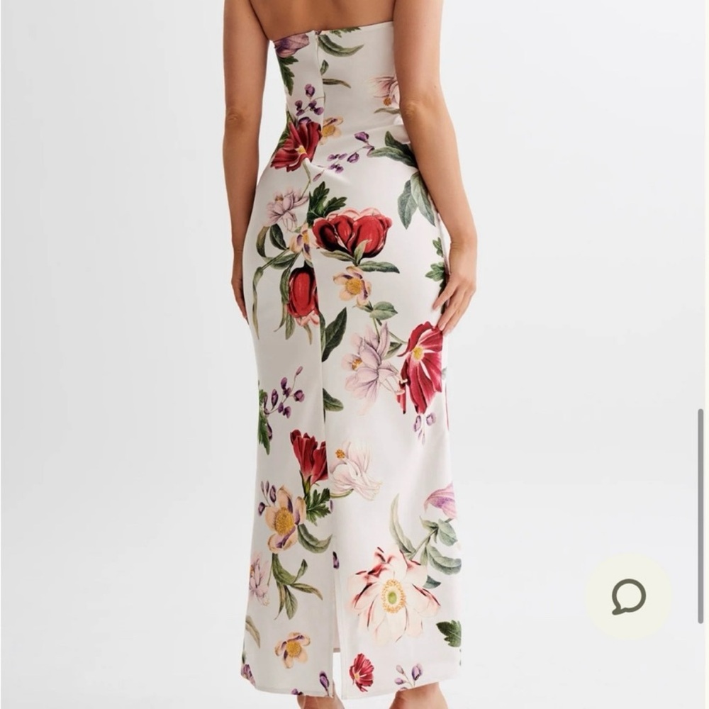 Meshki Strapless Satin Maxi Dress - Picture 2 of 6